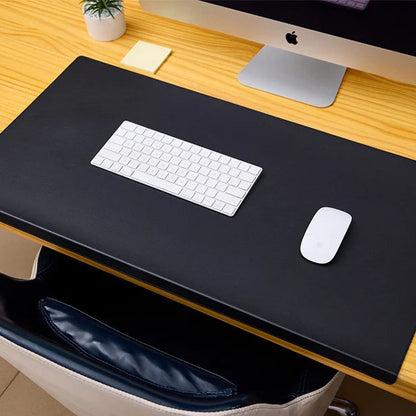 PU Leather Desk Mat with Wrist Support