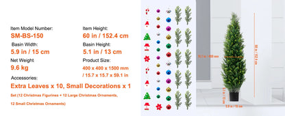 Artificial Cedar Topiary Tree