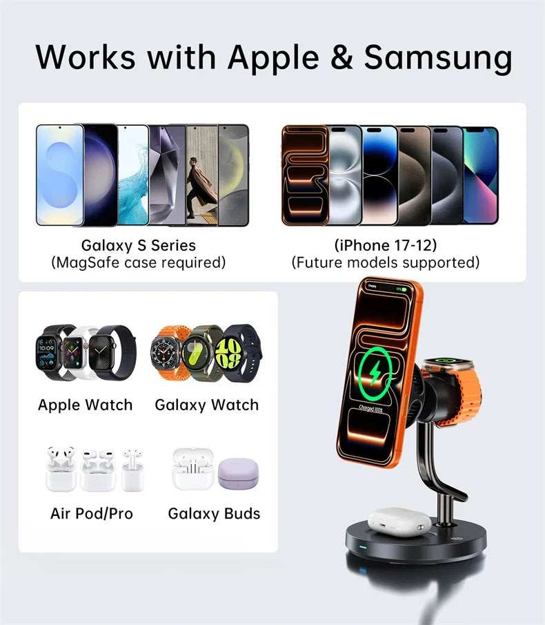 Magnetic Fast Wireless Charger Stand