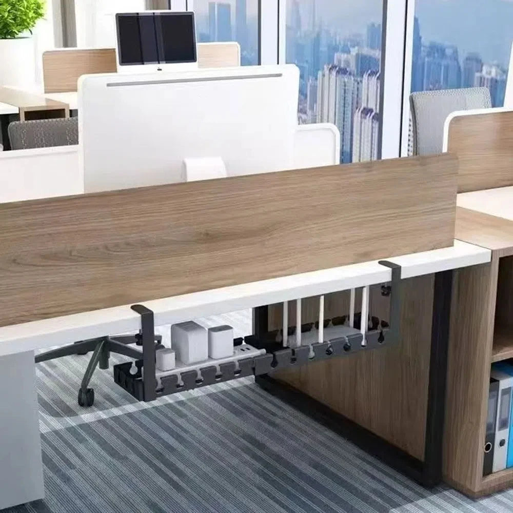 Extendable Under-Desk Cable Management Tray