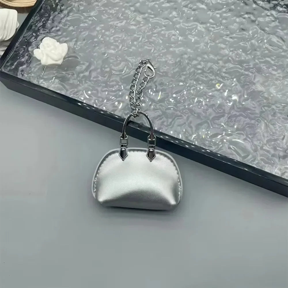 Mini Shell Coin Purse Keychain Charm