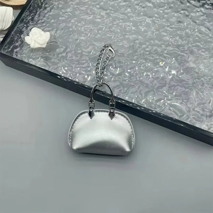 Mini Shell Coin Purse Keychain Charm