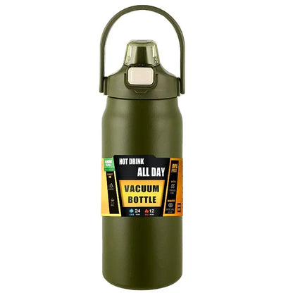 800ml Stainless Steel Thermos Mug with Straw