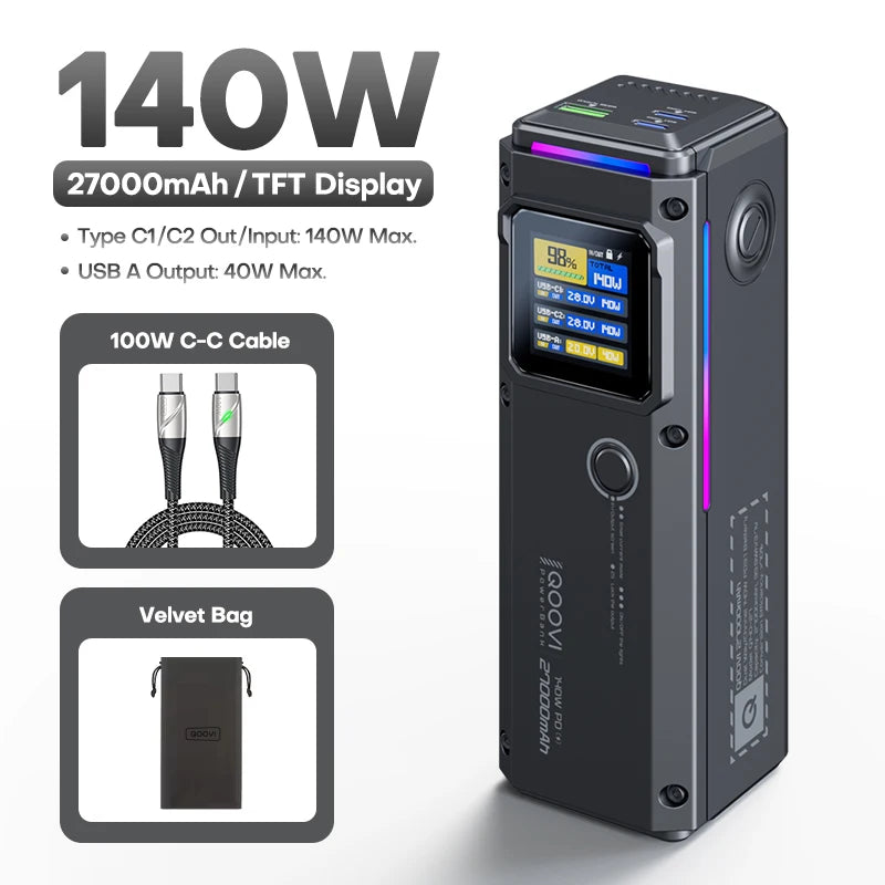 QOOVI 27000mAh Power Bank