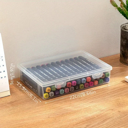 Clear Plastic Pencil Case Organizer