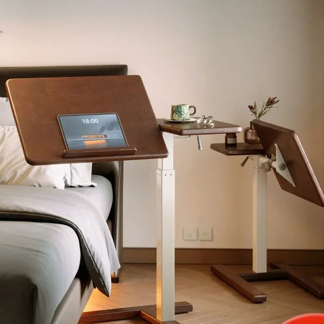 Height Adjustable Rolling Laptop Side Table