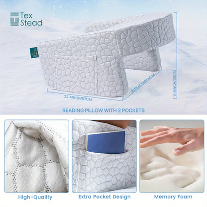XL Memory Foam Bed Rest Pillow