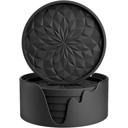 Silicone Round Coaster Set