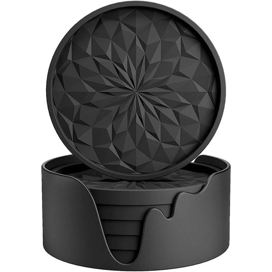 Silicone Round Coaster Set