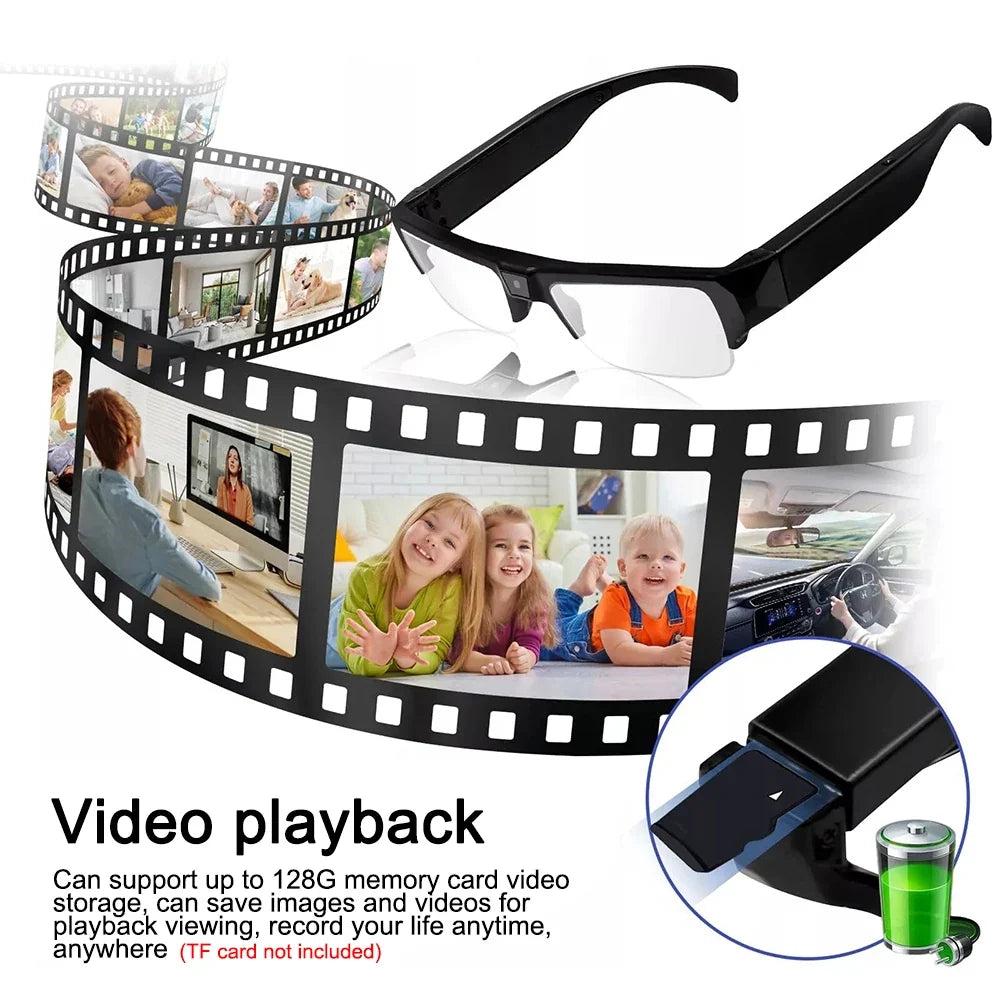 HD Camera Smart Glasses, Hands-Free