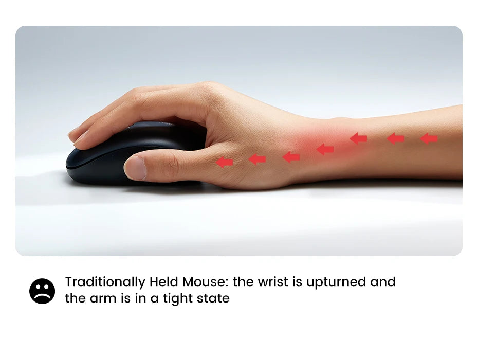 Vertical Ergonomic Wireless Mouse