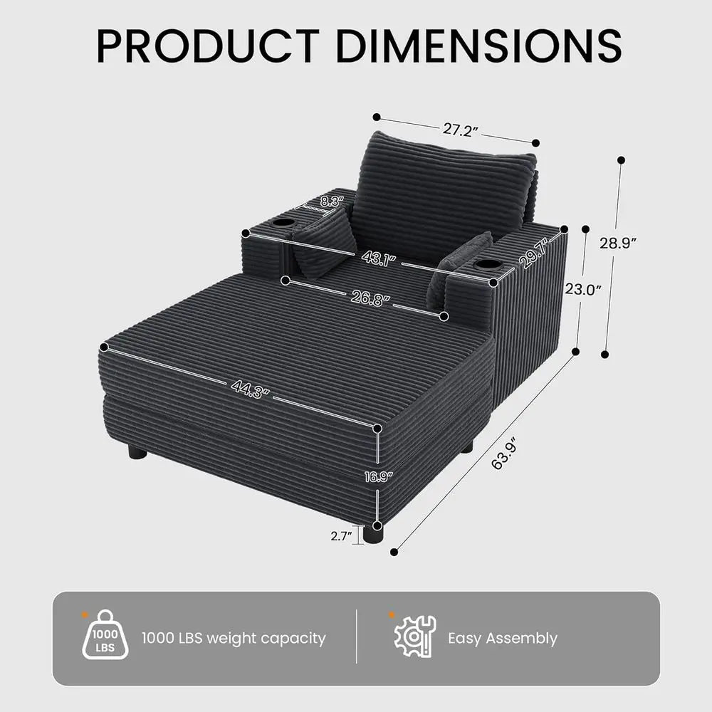 Thornebury Chaise Sleeper