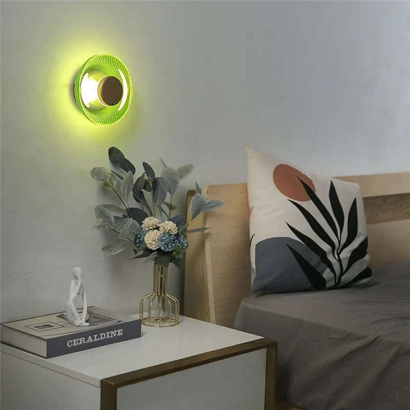 A Glass Disc That Glows From Within