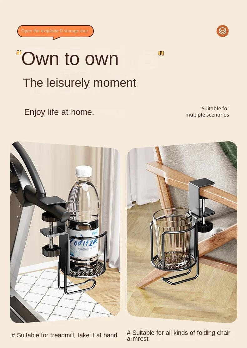 Desk Cup Holder with Headphone Hanger