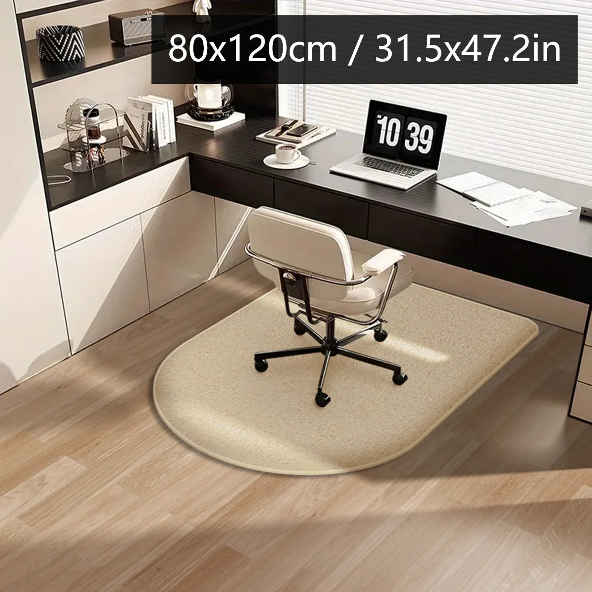SolidDesk Flannel Chair Floor Mat