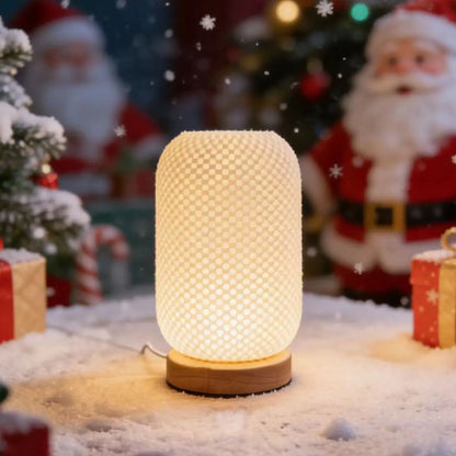 Ergové Spiral Textured LED Table Lamp USB Dimmable