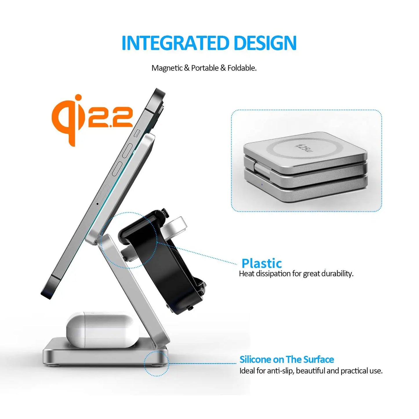 UltraFold 25W 3-in-1 Fast Wireless Charging Station