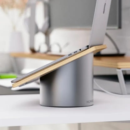 Adjustable Wood Laptop Stand for Desk
