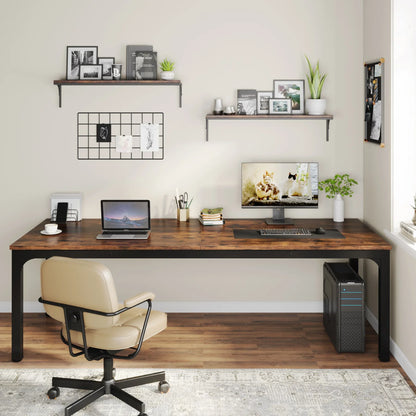 Tribesigns 78.7" Extra-Long Dual Workstation Desk