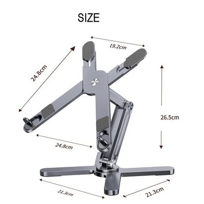 360-Degree Aluminum Laptop Stand
