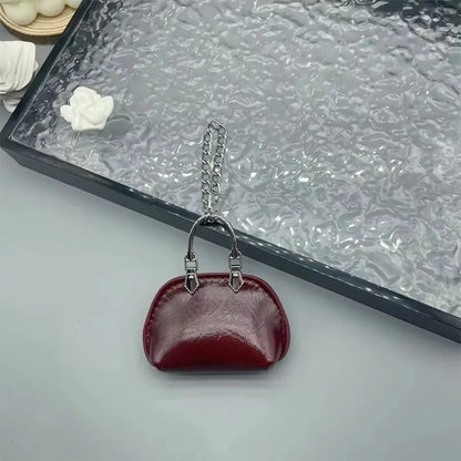 Mini Shell Coin Purse Keychain Charm