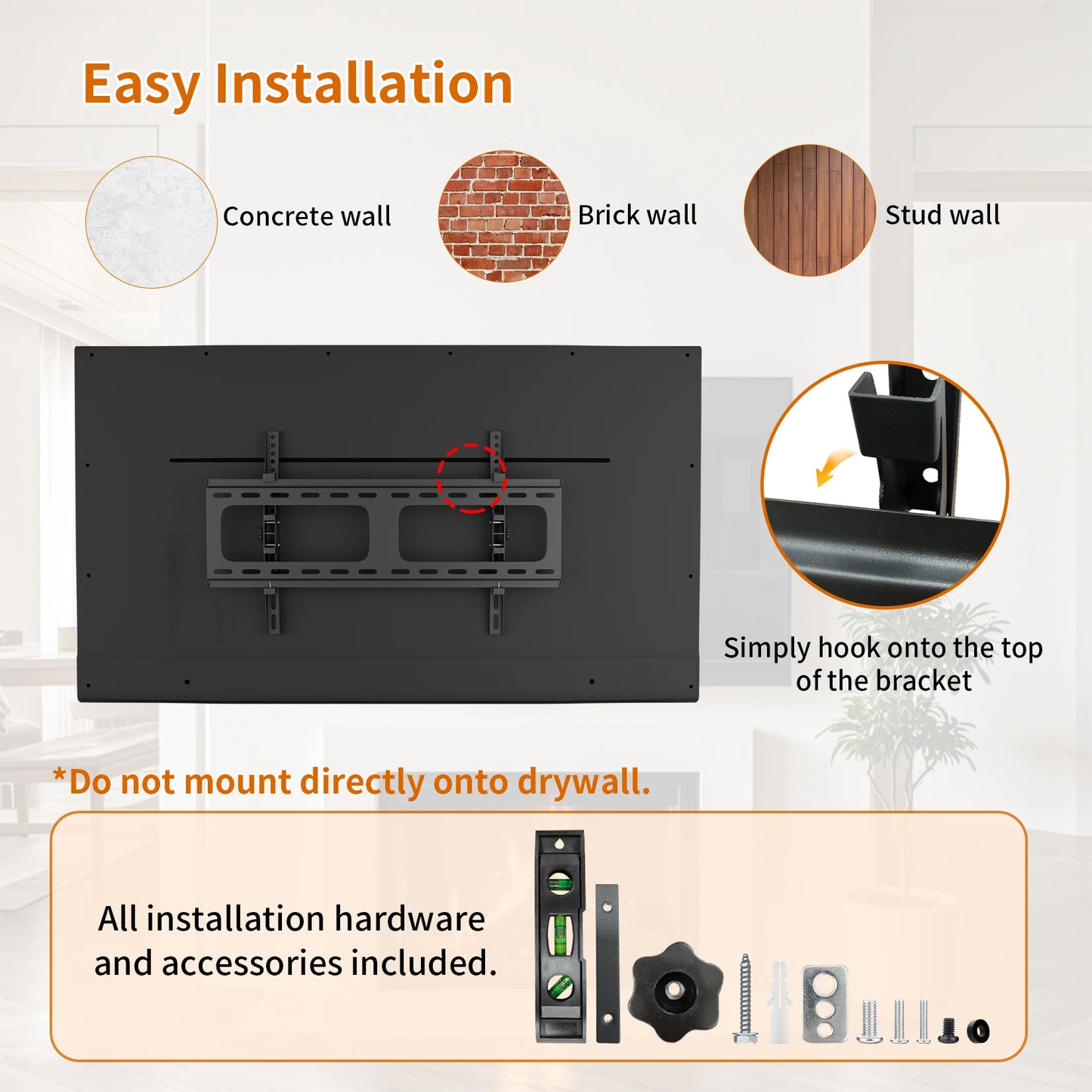 Ultra Slim Tilting TV Mount