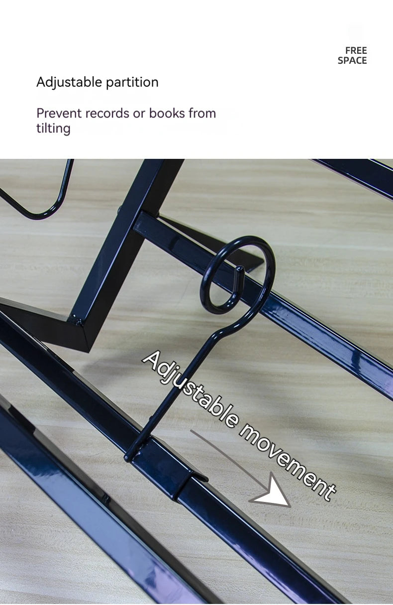 Metal Vinyl Record Desktop Holder
