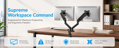 Kyspho 33-Inch Dual Monitor Mount