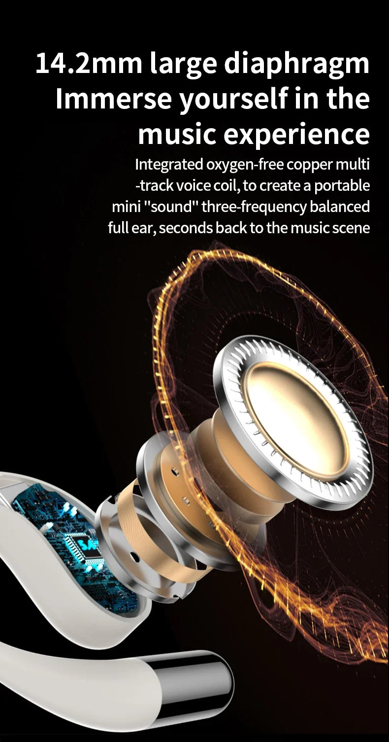 AI Translator Earbuds, Wireless & Waterproof