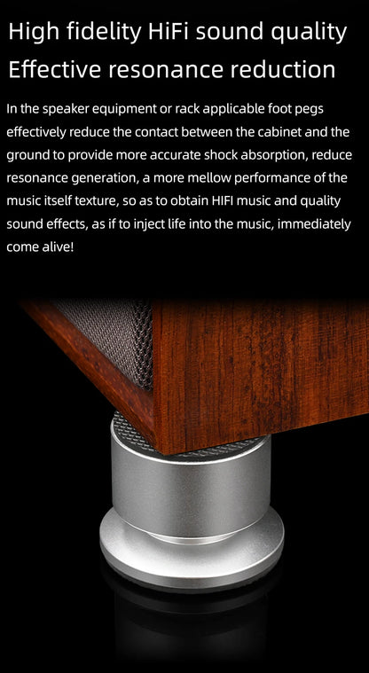 HiFi Speaker Spike Stand Foot Pads (4-Pack)