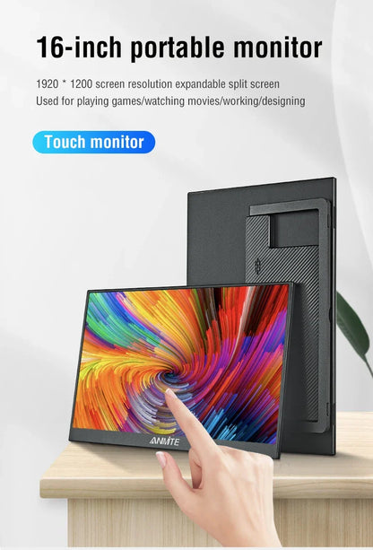 16" Portable Touch Monitor, HDR10 Low Blue Light
