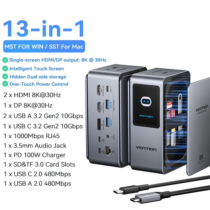 Vention 13-in-1 Docking Station