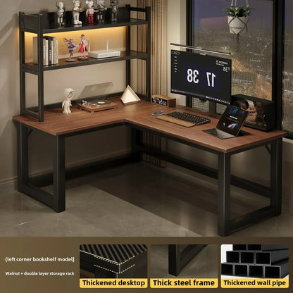 Integrated Bookshelf Writing Desk