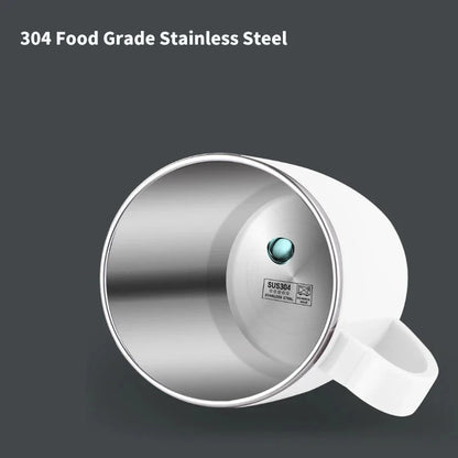 Insulated Steel Thermos Mug, 350ml, w/ Handle