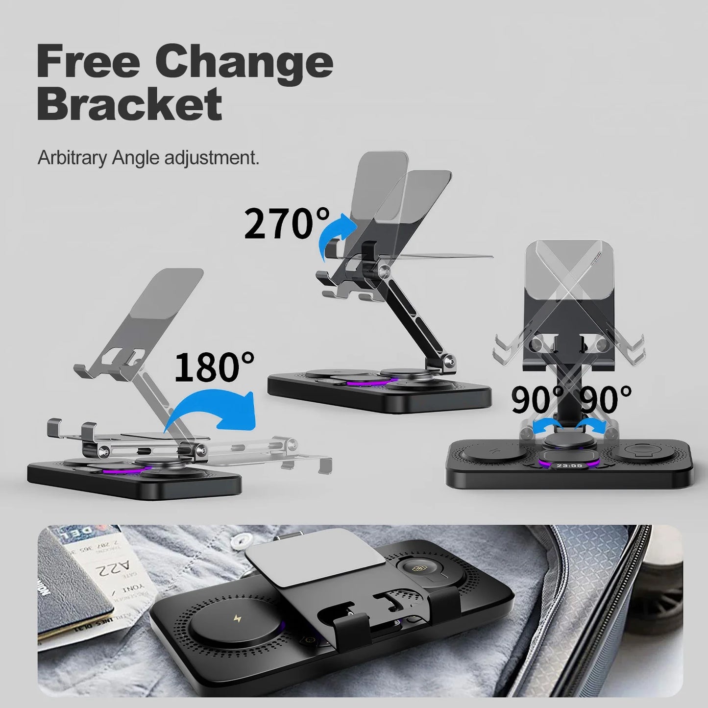 7-in-1 Flexible Wireless Charger Stand