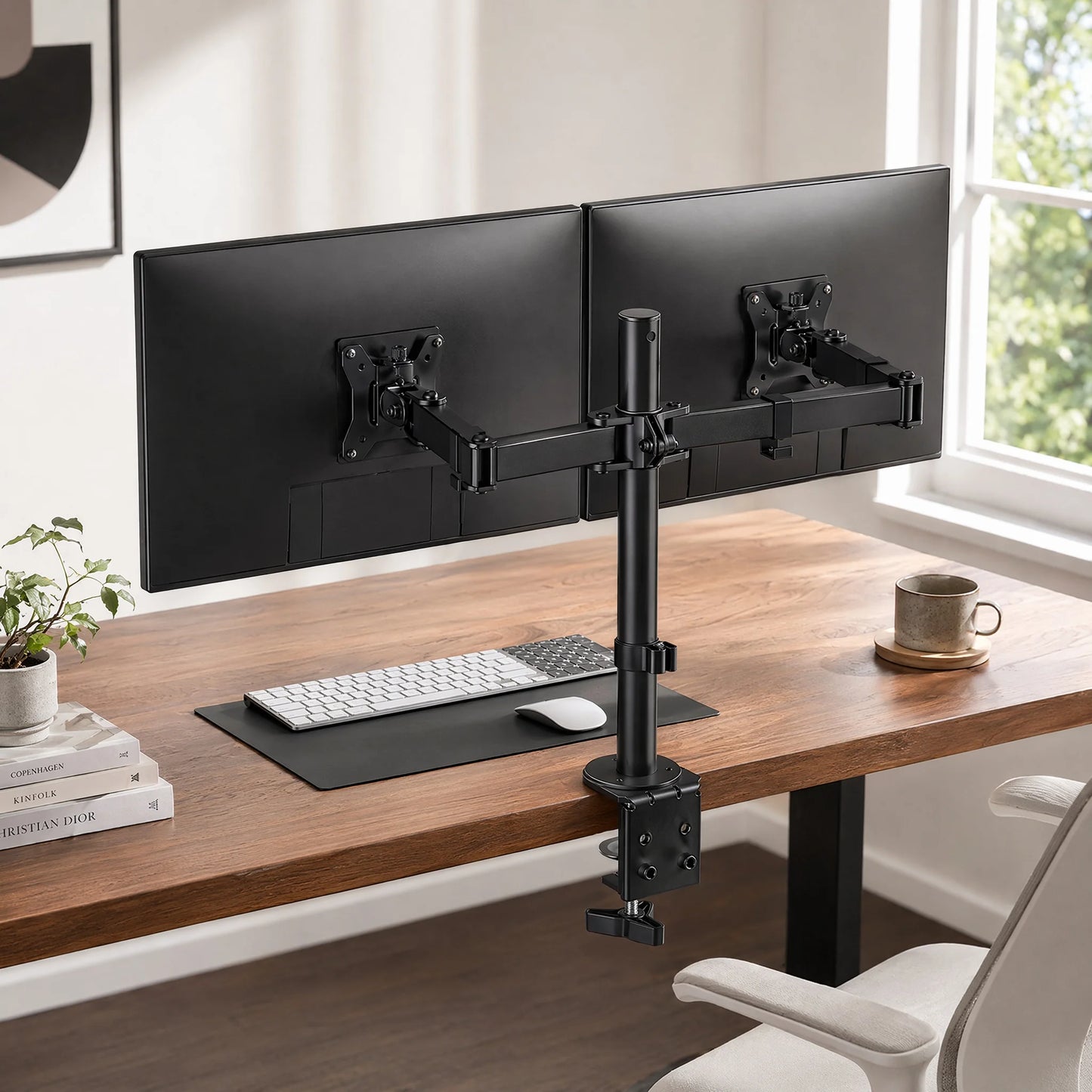 Kyspho Heavy-Duty Dual Monitor Mount