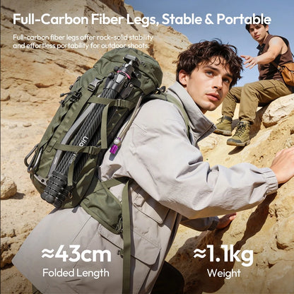 2-in-1 Carbon Fiber Tripod
