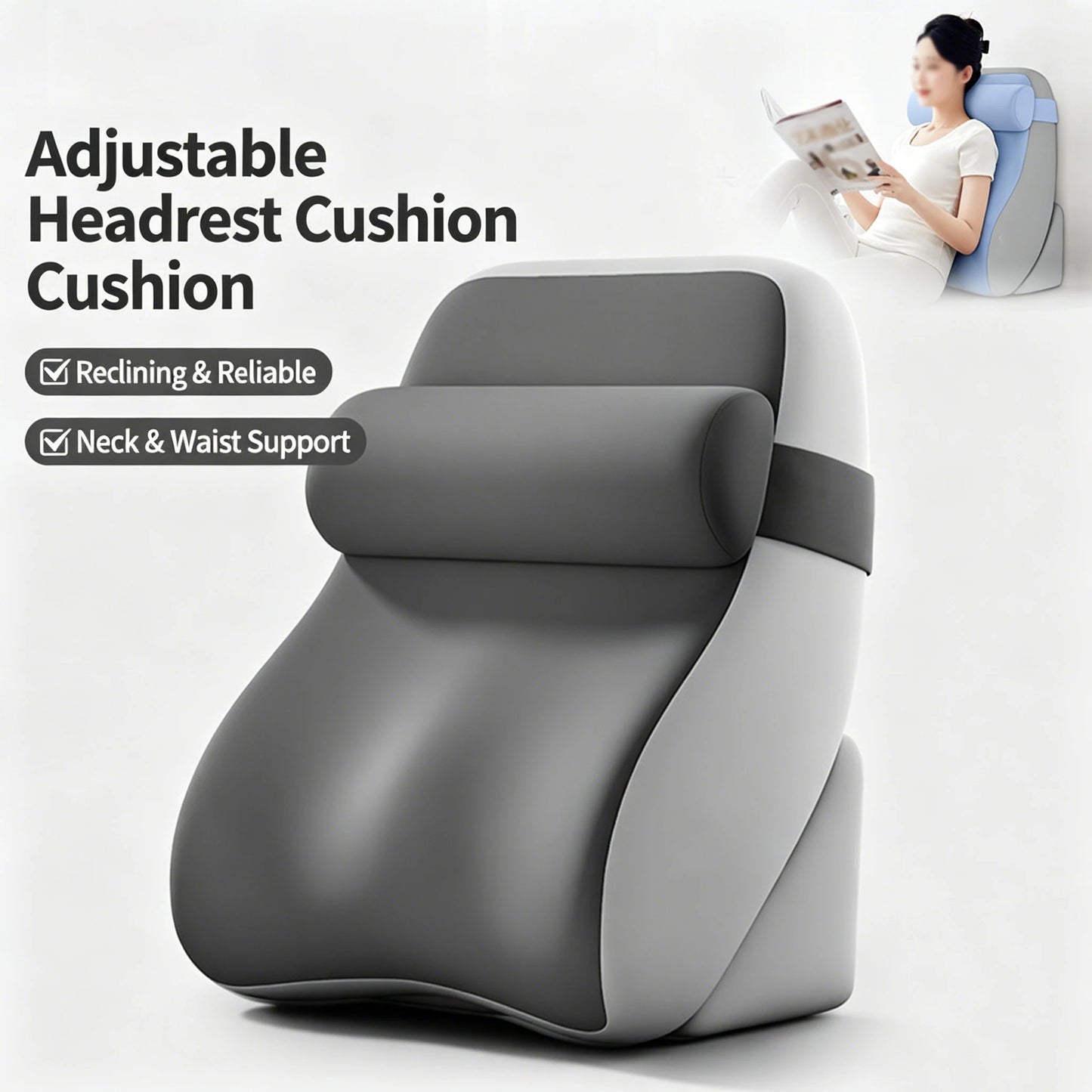 Ergonomic Wedge Back Pillow XL