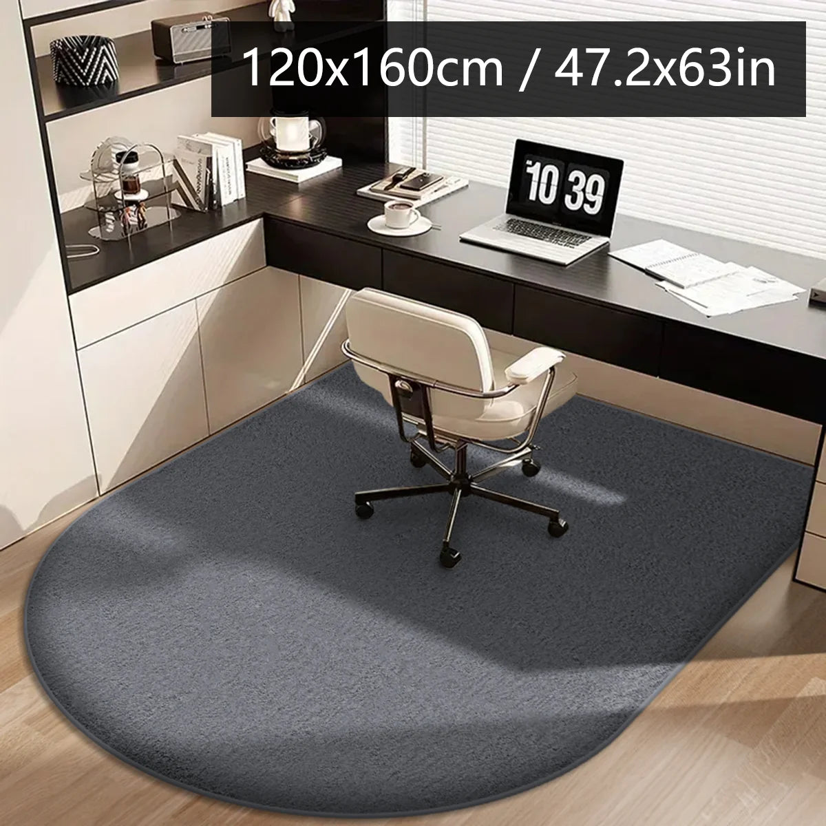 SolidDesk Flannel Chair Floor Mat