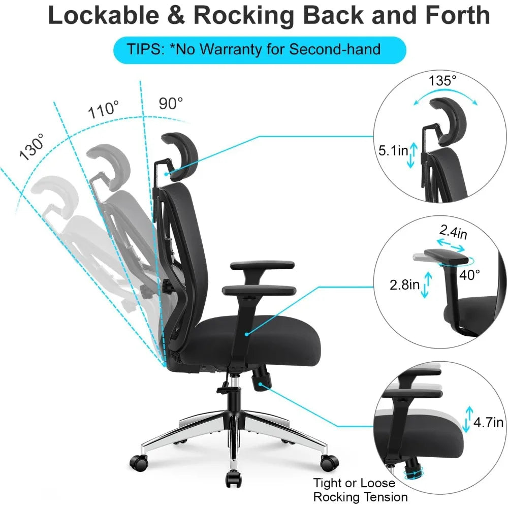 All-Inclusive Lux Ergonomic Mesh Chair