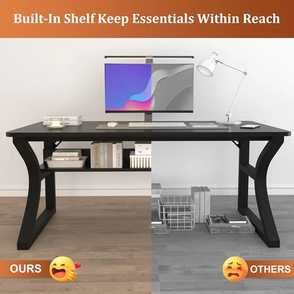 Deep-Top Computer Desk