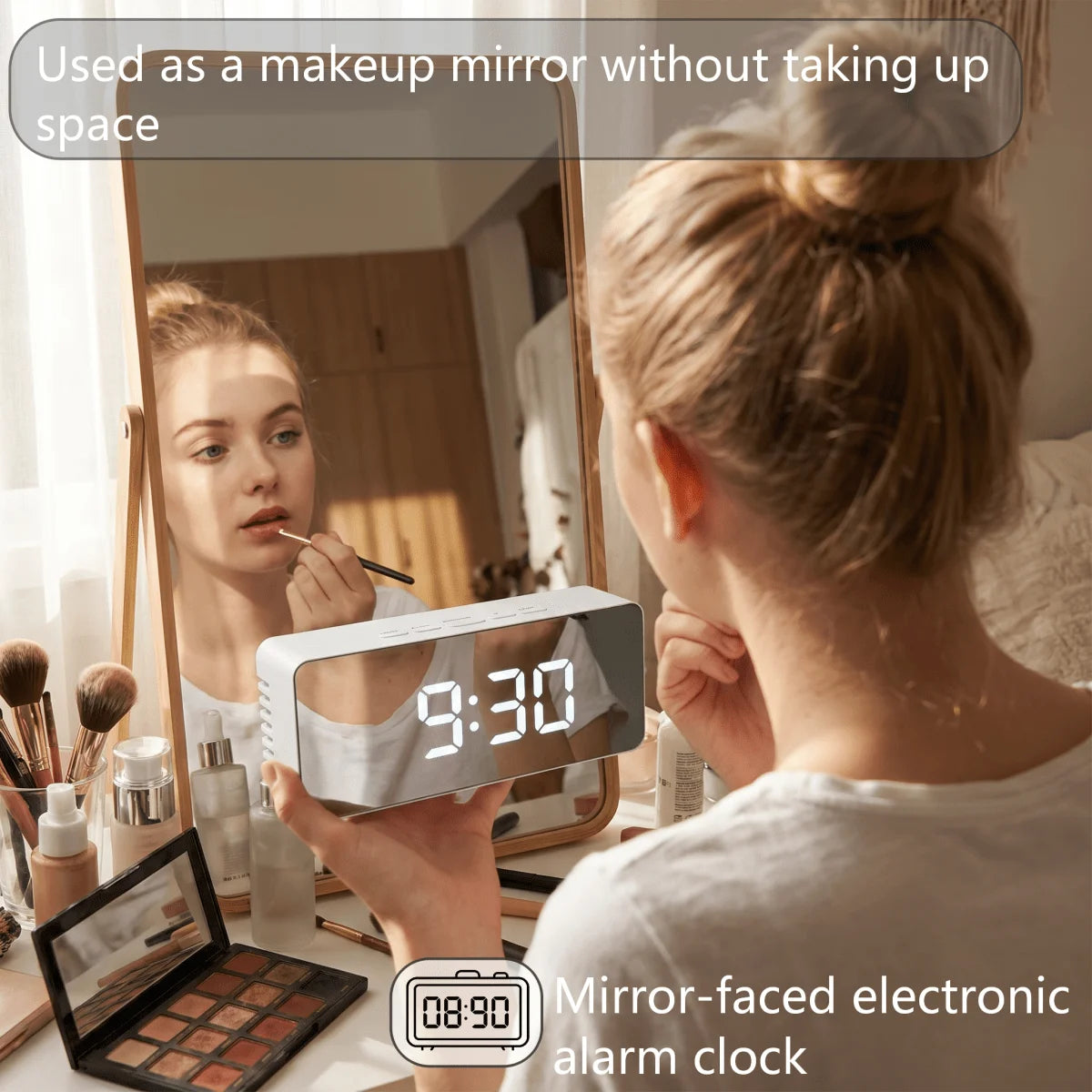 Digital Alarm Clock with Auto Brightness