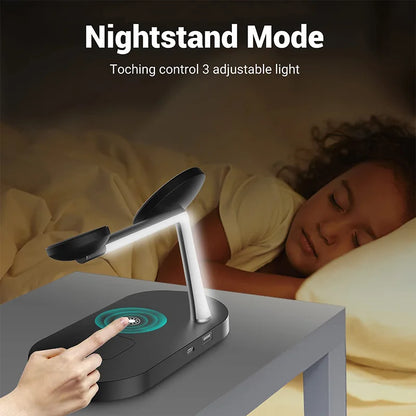 MagGlow Elite 3-in-1 Magnetic Wireless Charging Station