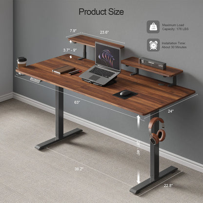 Ashworth Dual-Monitor Standing Desk
