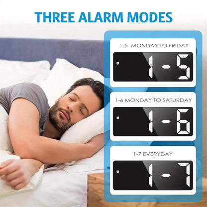 Digital Alarm Clock with Auto Brightness
