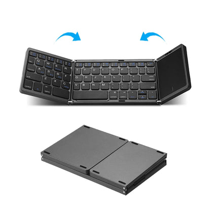 Mini Folding Bluetooth Keyboard + Touchpad