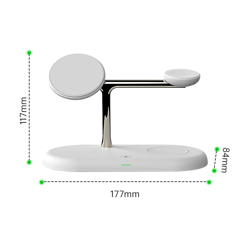 MagGlow Elite 3-in-1 Magnetic Wireless Charging Station