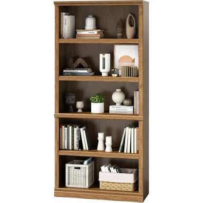 Tall Oak Bookcase