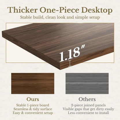 Sterling 67" Standing Desk & Bookshelf Set