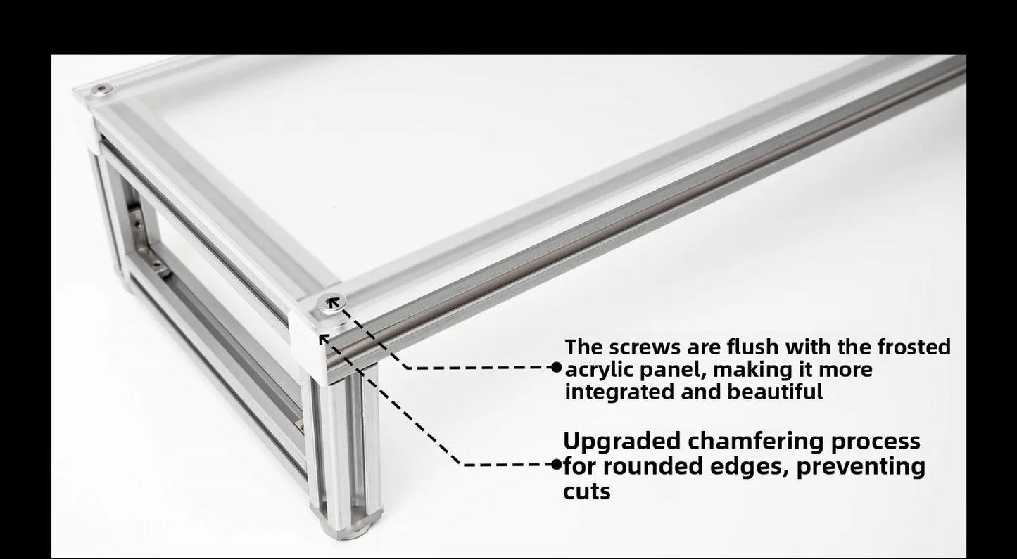 Acrylic Aluminum Monitor Stand Riser
